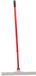 Betra Douchetrekker - vloertrekker - kunststof - wit - natuur rubber - B45 cm - Uitschuif steel rood - van 80 tot 130 cm