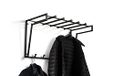 M2 Kollektion Vigo 2 garderobe, metaal, zwart, 79x45x40
