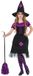 Widmann Robe de sorcière Fleur fille Violet/Noir Taille 104
