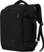 TRVLMORE Sac de voyage 25L - Bagage cabine Sac à dos - Underseater - Sac à dos - Past Binnen 40x30x20 - Sac de week-end - Résistant aux éclaboussures - Femmes et Hommes - Noir