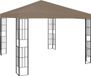 vidaXL Prieel 3x3 m taupe