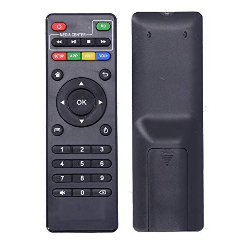 ciciglow Televisie-afstandsbediening - Draagbare Tv-box IR-controller Afstandsbediening Vervangen Zonder Programmering of Instelling voor Android X96/x96mini/x96w