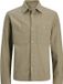 Jack & Jones Heren Overhemd Linnen Regular Fit Lange Mouw Groen