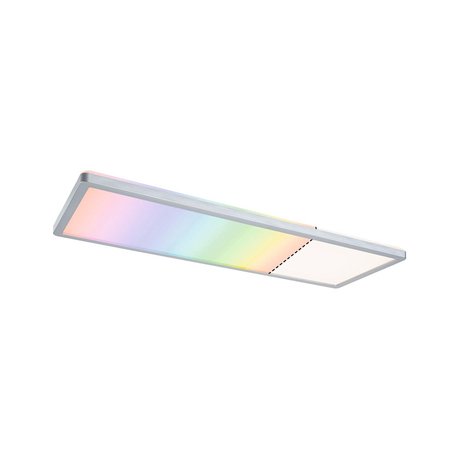 Paulmann Atria Shine LED Paneel - Vierkant - Chroom - 58cm - RGBW - Dimbaar