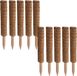 Pro garden plantenstok kokos - 10x - eucalyptushout - D4,5 x H40 cm