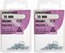 Deltafix Schroefhaken - 24 stuks - verzinkt metaal - 20 mm