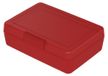 Lunchbox Lunch-Box – Boîte à lunch pour enfants, en plastique sans BPA, idéale pour l'école et le travail, boîte à lunch durable, produite en Allemagne – rouge tendance, PP