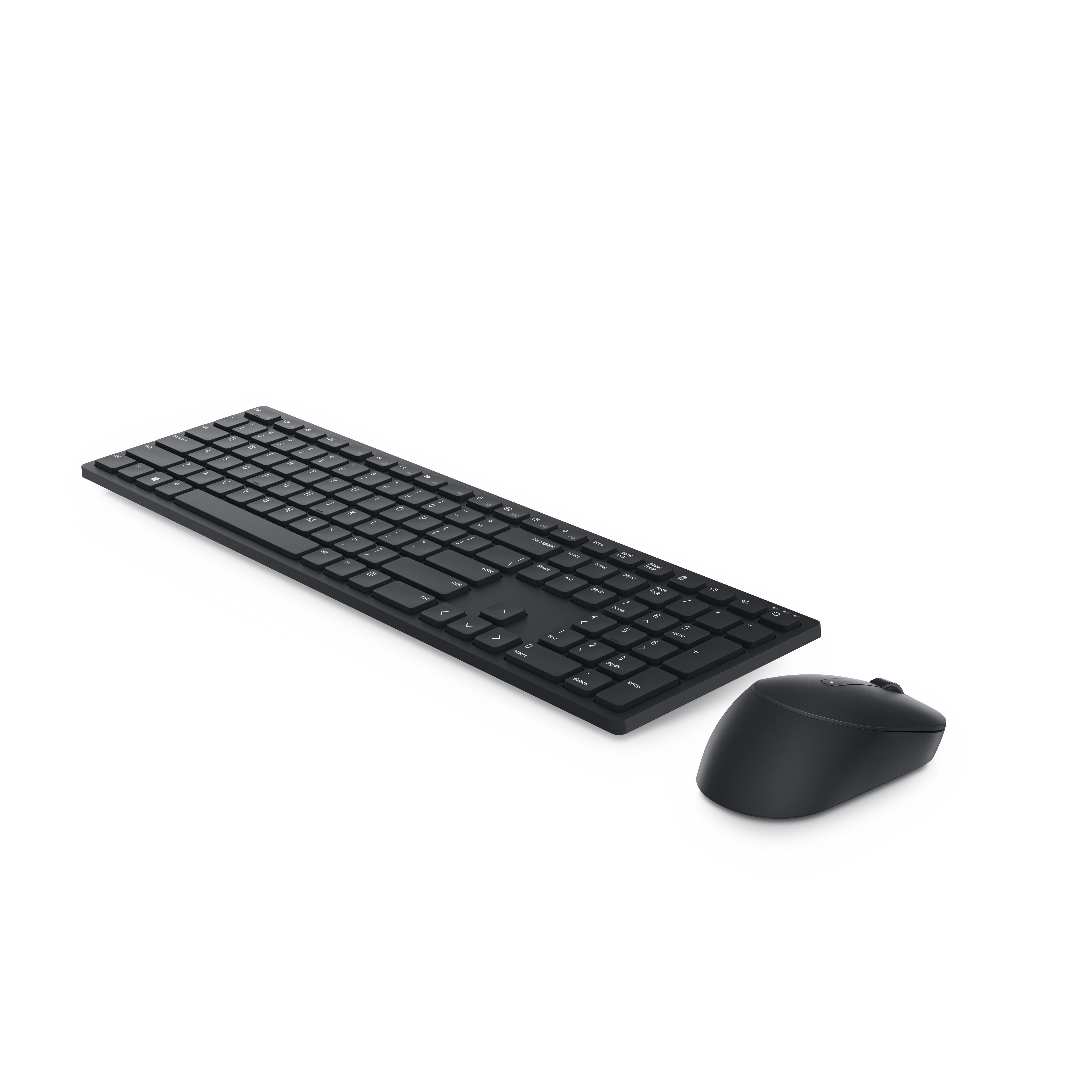 DELL Pro KM5221W Toetsenbord en Muis Set - Spaans (QWERTY) - Zwart
