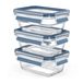 Tefal MasterSeal Glass 3-delige vershoudbakjes 0.45L