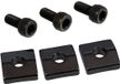 Allparts BP-0116-003 Nut Blocks en 3x M4 Schroeven voor Floyd Rose en Schaller Topnuts Zwart