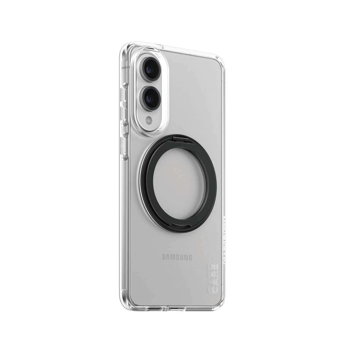 PanzerGlass CARE™ by ® Kickstand Case Transparent w. Qi Samsung S25 Edge mobiele telefoon behuizingen Hoes Transparant