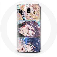 Maniacase Samsung Galaxy S4 Hoesje Tanjiro Inosuke en Zenitsu Demon Slayer Kimetsu no Yaiba Manga