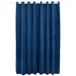 DESIGN IN Rideau Occultant Et Anneaux Velours Bleu Foncé 290x245 Cm