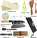 Shenzhen Haorui Industrial Technology Co., Ltd. Service à sushi – Bambou, Noir