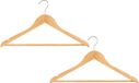 5five Five? Houten kledinghangers - Set van 16x - 45 x 23 cm