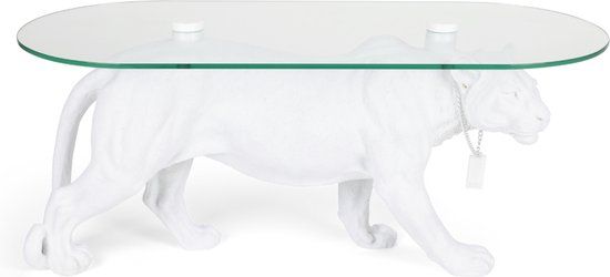 Bold Monkey Dope As Hell Panter Salontafel Wit