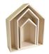 Artemio Set van 3 planken om te decoreren, hout, beige, 30 x 10 x 34,5 cm, 14001999
