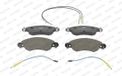 FERODO FDB1410 Remblok Set, schijfrem - (set van 4) | Compatibel met: CITROËN C5 I, C5 II