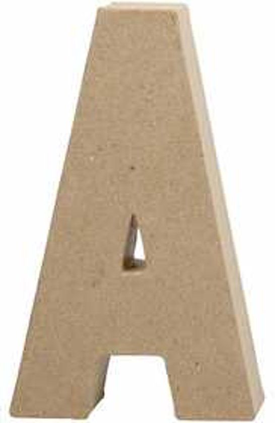 Letter A - 20.5cm - Brown