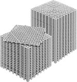 VEVOR In elkaar grijpende tegels 50 stuks PVC vloertegels 30x30cm Grijs
