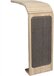 D&D Henny Bankleuning Krabplank - Beige - 25x10x55cm