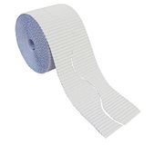 Bright Ideas Gegolfde randrol voor schooldisplays, wit, 57 mm x 7,5 m (15 m wanneer gesplitst), BI7891