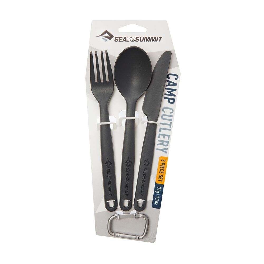 Sea to Summit Camp Cutlery - ACUTLCH - groen/zwart
