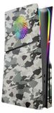 PlayStation Housse de panneau avec ouvertures de refroidissement - Panneau latéral de remplacement - Anti-rayures - Matériau résistant - 26x25x6,5cm - Pour console de jeu 5 Slim - Panneau de console
