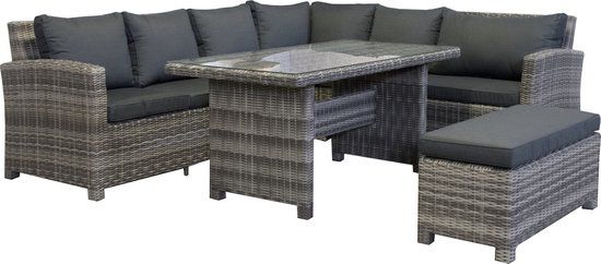 Intergard Aluminium loungeset Parma 8 personen