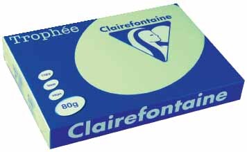 Clairefontaine gekleurd papier Trophe Pastel A 3 groen