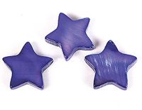 Parelmoer-schelp, glanzend, marineblauw, 14 x 14 mm, 250 g, 356u, ca.