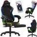 Huzaro Force 3.7 RGB Chaise de jeu ergonomique avec repose-pieds - Noir