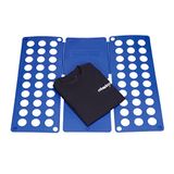Relaxdays 4 x aide au pliage grand - planche à plier - bleu - plier des vêtements - plastique
