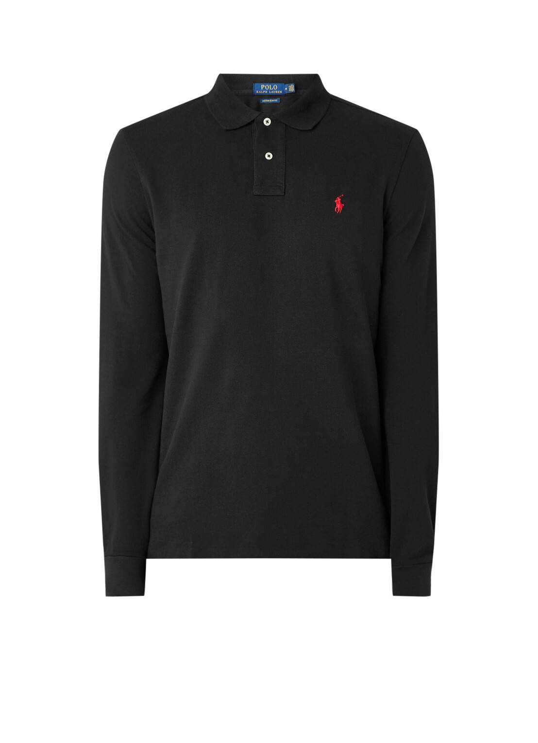 Ralph Lauren Custom slim fit polo van piqué katoen