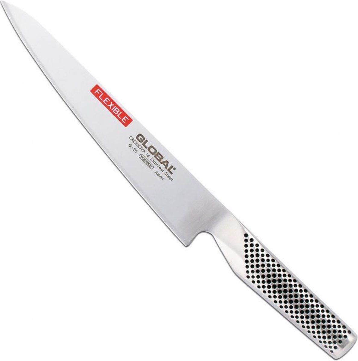 Global G20 Fileermes - 21 cm - Flexibel
