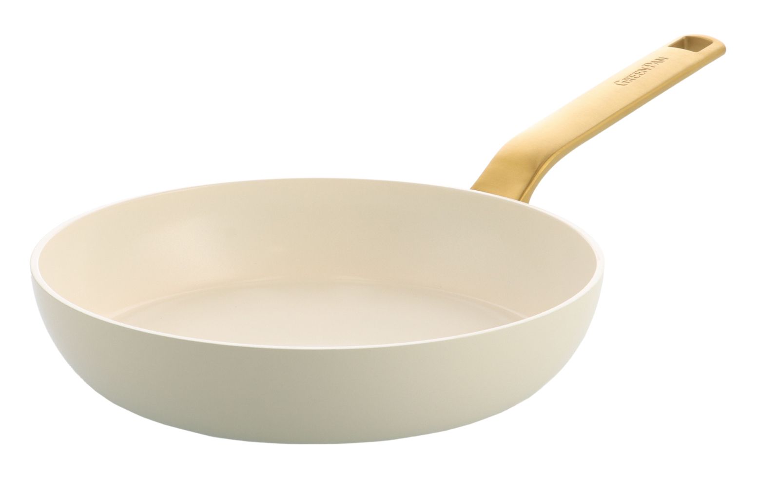 Greenpan Evolution Frying Pan 24 cm - Cream White