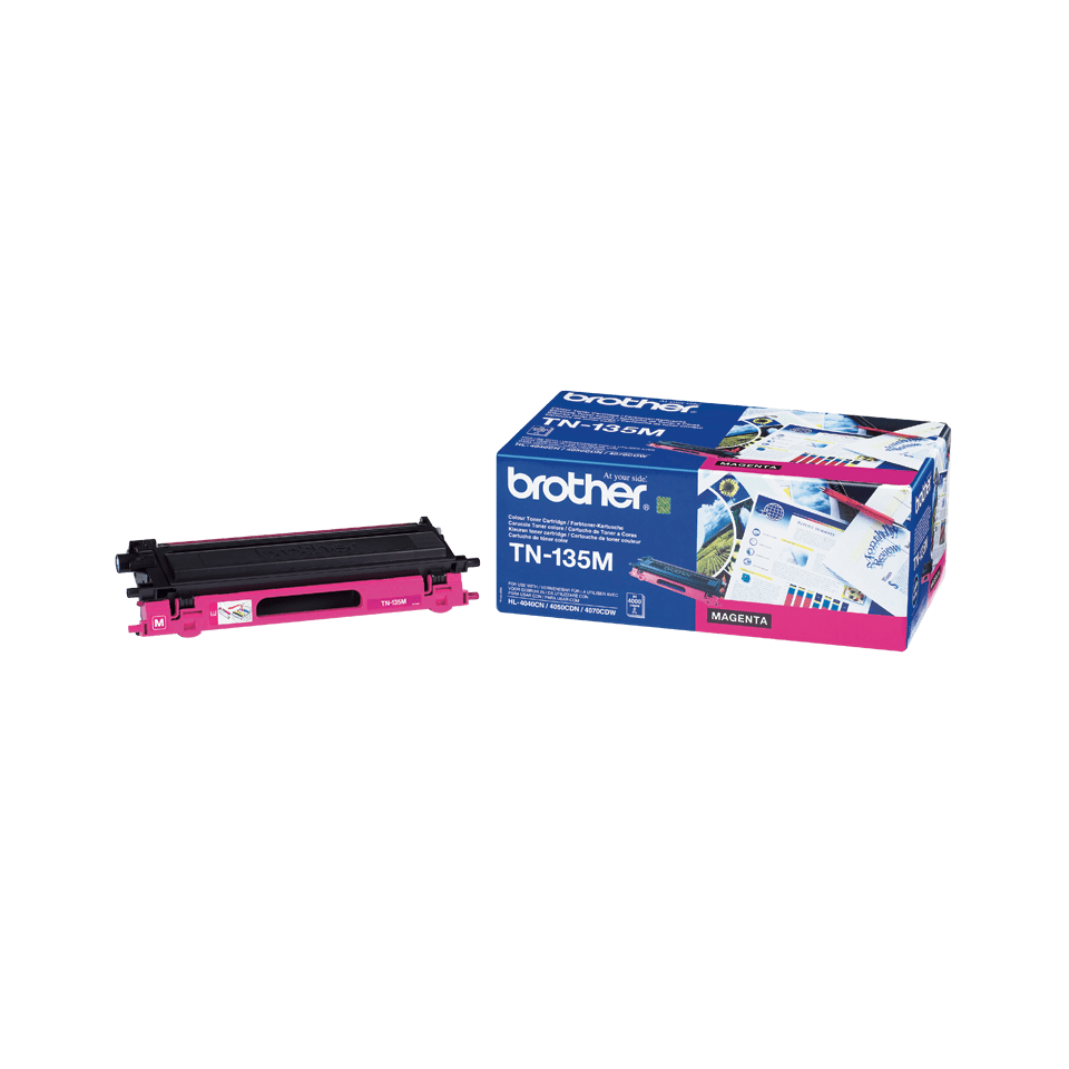 Brother TN-135M Magenta Toner Cartridge - 4000 Pages