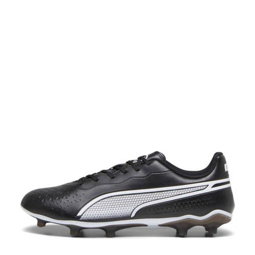 Puma King Match voetbalschoenen zwart/wit