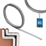 KOTARBAU® Gaatjesband - Bevestigingsband met Geperforeerde Gaten 20 x 1 mm - L: 10 m - Gegalvaniseerde Stalen Band