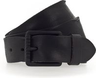 Mustang lederen riem zwart met zwarte gesp maat 95