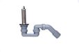 KIRCHHOFF ECO-SAVE KS Valve de tuyau d'évacuation, Gris, 1 1/2" x 40/50 mm, avec siphon