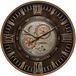 Atmosphera Wandklok Roma Uno - Vintage Metaal - Ø 59 cm - Bruin