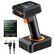 Tera 2D Streepjescodescanner Draadloos, Bluetooth QR Code Scanner, met Time Display Screen Batterij Niveau Indicator Opladen Base, Patent Nummer 90078251950003, HW0006