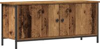 vidaXL TV Kast 100 x 35 x 45 cm Oud Hout Bewerkt Hout
