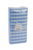 Funny servetten met motief, 1 laags, wit/blauw 33 x 33 cm 1/4 gevouwen, 10 stuks (10 x 400 stuks)