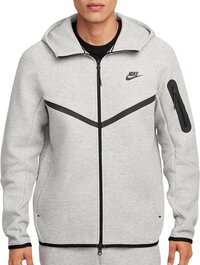 Nike Tech Fleece Hooded Sweatvest Heren - Maat M - Grijs - Katoen - Regular Fit