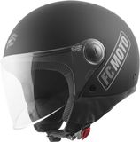 FC-Moto Square-RS Jethelm - Zwart Mat/grijs - Maat S