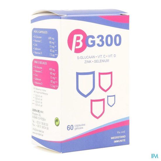 Soria Natural SoriaBel BG300 60 Capsules