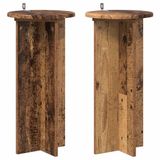 vidaXL Plantenstandaard 2 stuks Oud hout 29,5 x 29,5 x 60 cm Bewerkt hout