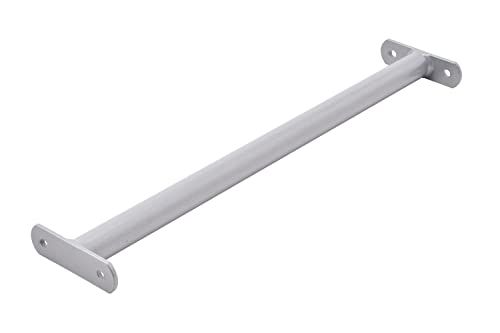 TRIBECCO Tribecco® Rekstang, gymnastiekstang, metalen stang, 90 cm, grijs